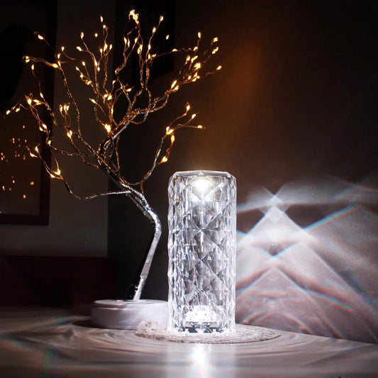 16 Color Diamond Crystal Lamp With Remote LED Crystal Table Lamp