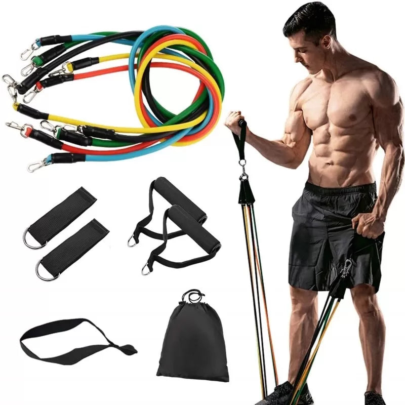 Gym Belt | 5-in-1 Power Exercise Resistance Band Set